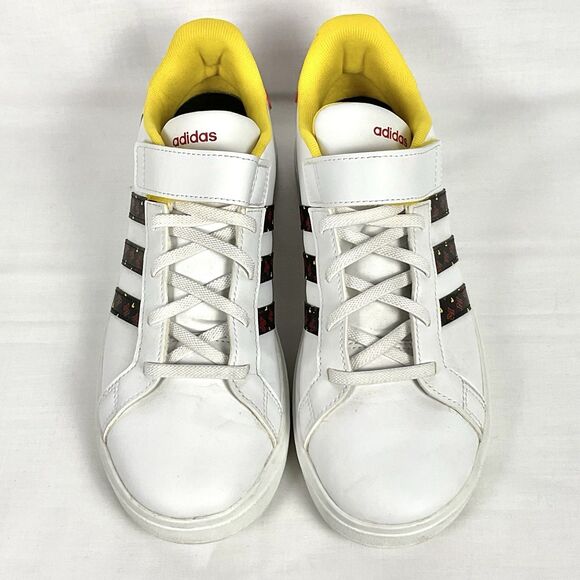 Adidas x Disney Grand Court J Mickey Mouse Sneakers Authentic Sz US Men’s 7 - Picture 3 of 12